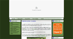 Desktop Screenshot of dejection-canine.com